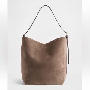 Vegan Suede Bucket Bag